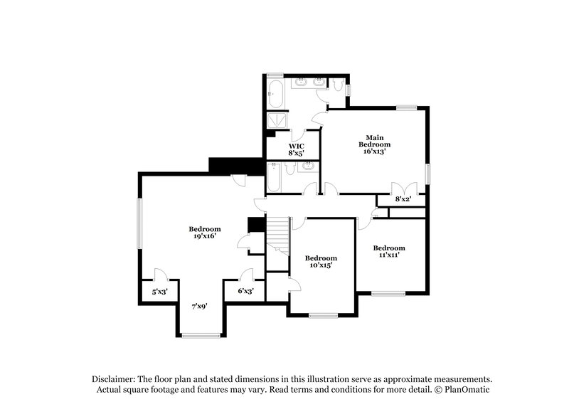 2,250/Mo, 4305 Ward Bluff Dr Ellenwood, GA 30294 Floorplan View
