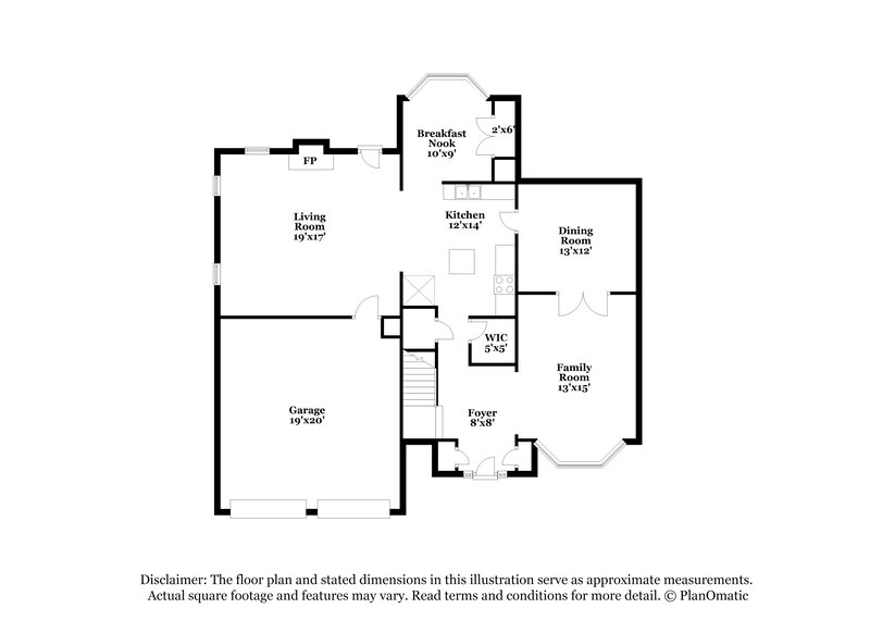 2,250/Mo, 4305 Ward Bluff Dr Ellenwood, GA 30294 Floorplan View 2