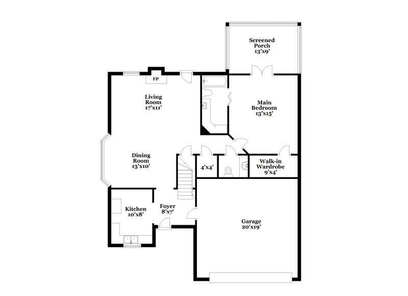 1,965/Mo, 4292 Hempstead Ct NW Kennesaw, GA 30144 Floor Plan View