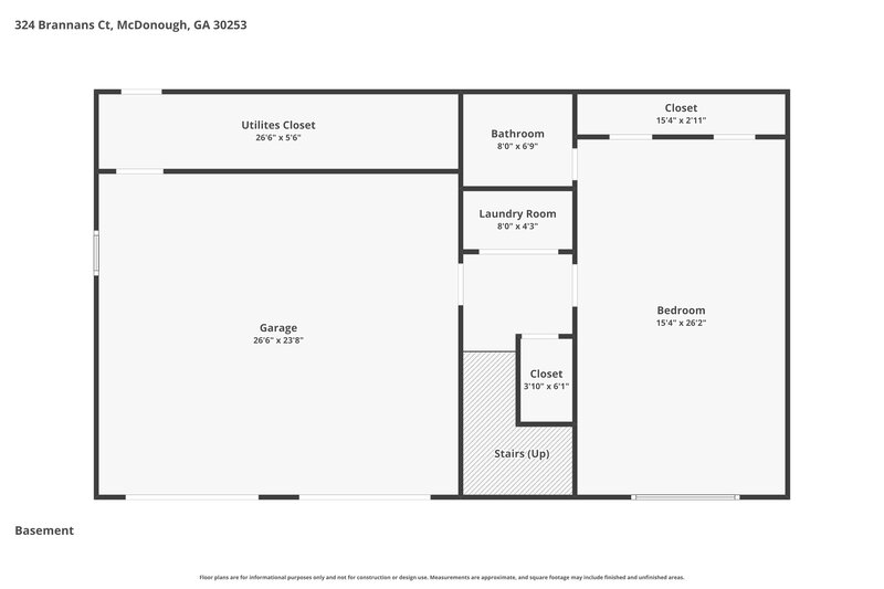 2,285/Mo, 324 Brannans Ct Unit 45 McDonough, GA 30253 Floor Plan View 2