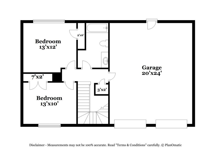 1,770/Mo, 3765 Crowned Eagle Douglasville, GA 30135 Floorplan View 2