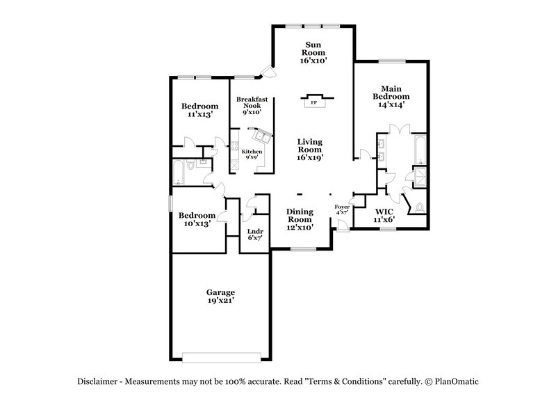 2,305/Mo, 740 James Ridge Dr Lawrenceville, GA 30045 Floor Plan View