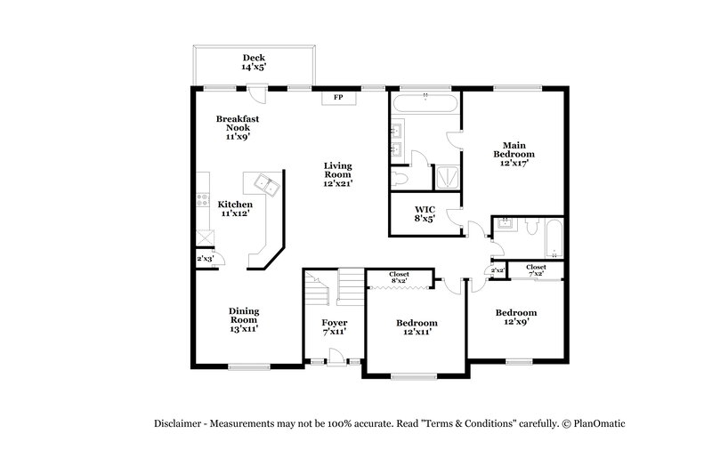 3,040/Mo, 175 Brandon Ridge Ct Riverdale, GA 30274 Floor Plan View