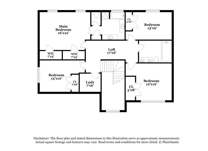 3,550/Mo, 2521 Meadow Pond Trl Grayson, GA 30017 Floor Plan View 2