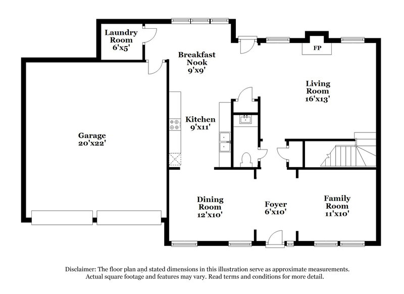 2,295/Mo, 5502 Somer Ridge Ct Douglasville, GA 30134 Floorplan View