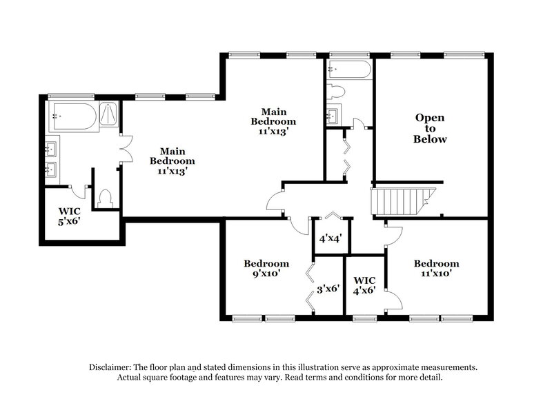 2,295/Mo, 5502 Somer Ridge Ct Douglasville, GA 30134 Floorplan View 2