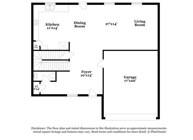 2,290/Mo, 4200 Stilwell Drive Rex, GA 30273 Floor Plan View