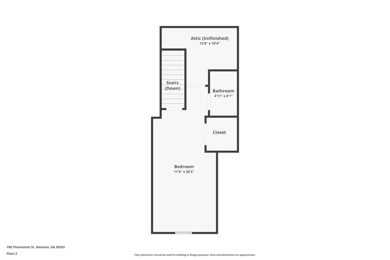 2,230/Mo, 108 Thomaston St Newnan, GA 30263 Floor Plan View 2