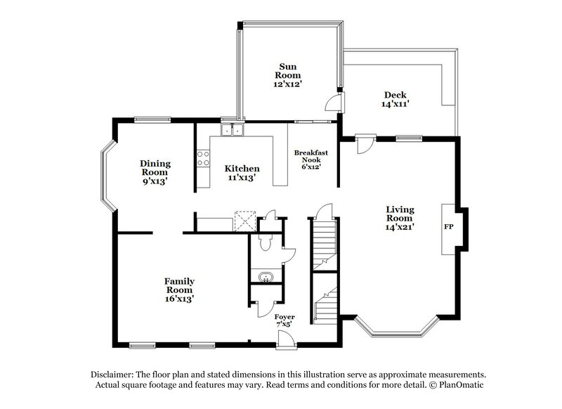 2,815/Mo, 120 Tanglewood Dr Fayetteville, GA 30214 Floorplan View 2