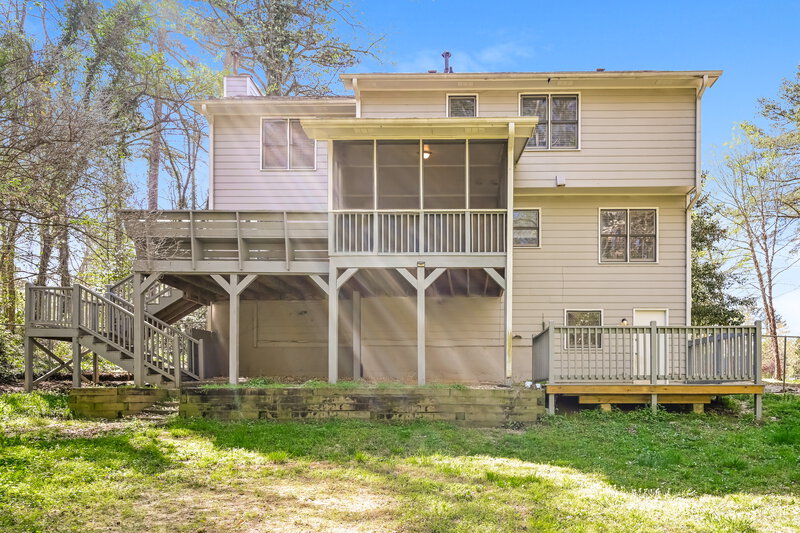 2,815/Mo, 120 Tanglewood Dr Fayetteville, GA 30214 Rear View