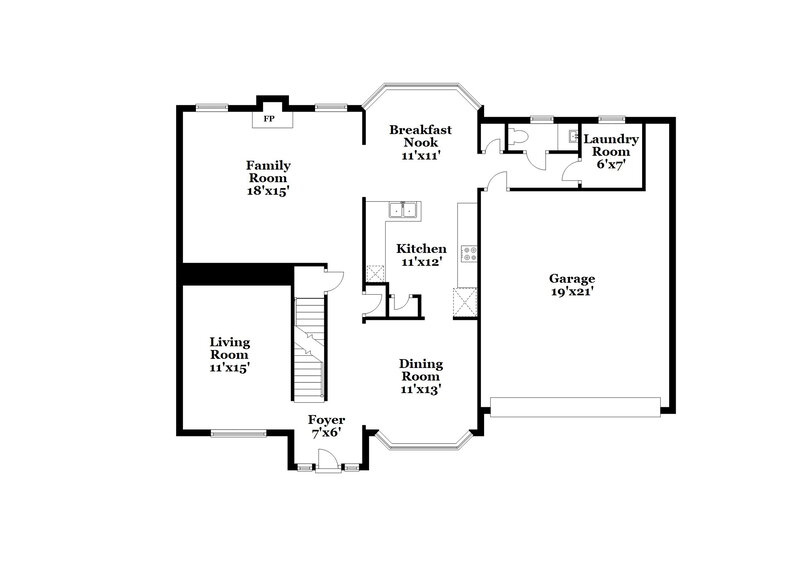 3,500/Mo, 1156 Stepping Stone Ln Conyers, GA 30012 Floor Plan View