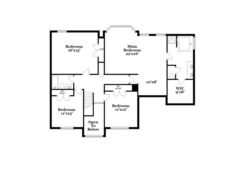 3,500/Mo, 1156 Stepping Stone Ln Conyers, GA 30012 Floor Plan View 2