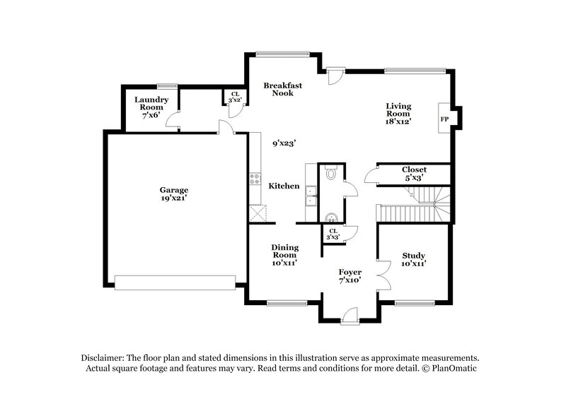 2,775/Mo, 972 Simon Park Cir Lawrenceville, GA 30045 Floor Plan View 2