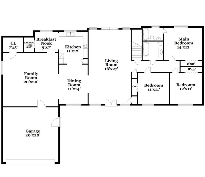 2,005/Mo, 3258 Greenhill Ct Villa Rica, GA 30180 Floor Plan View