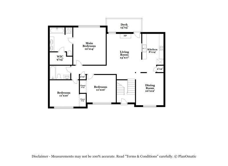1,800/Mo, 575 Sycamore Dr Jonesboro, GA 30238 Floor Plan View