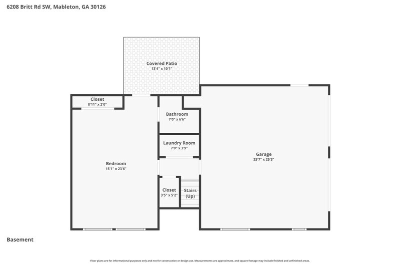 2,590/Mo, 6208 Britt Rd SW Mableton, GA 30126 Floorplan View 2