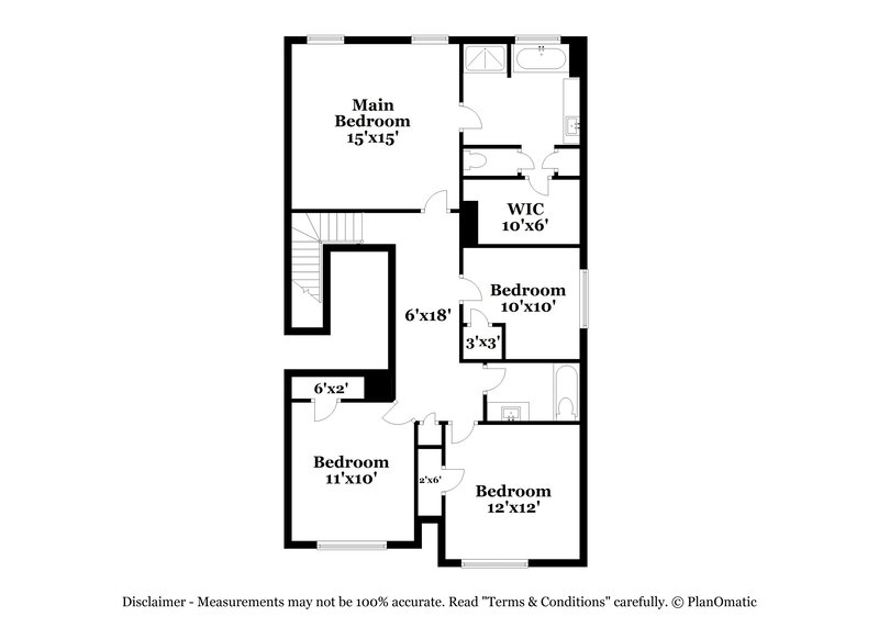 2,150/Mo, 7423 Garnet Dr Jonesboro, GA 30236 Floorplan View 2