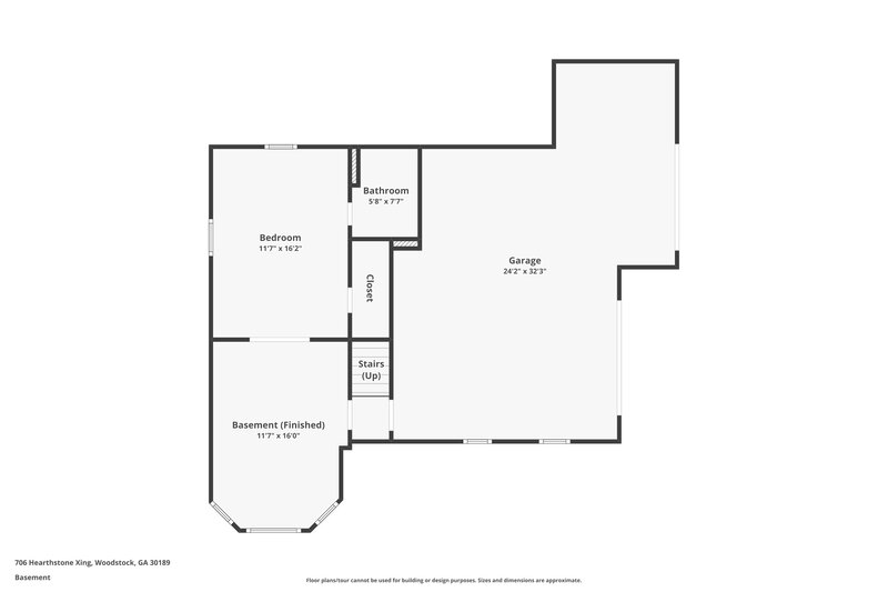 2,570/Mo, 706 Hearthstone Crossing Woodstock, GA 30189 Floorplan View