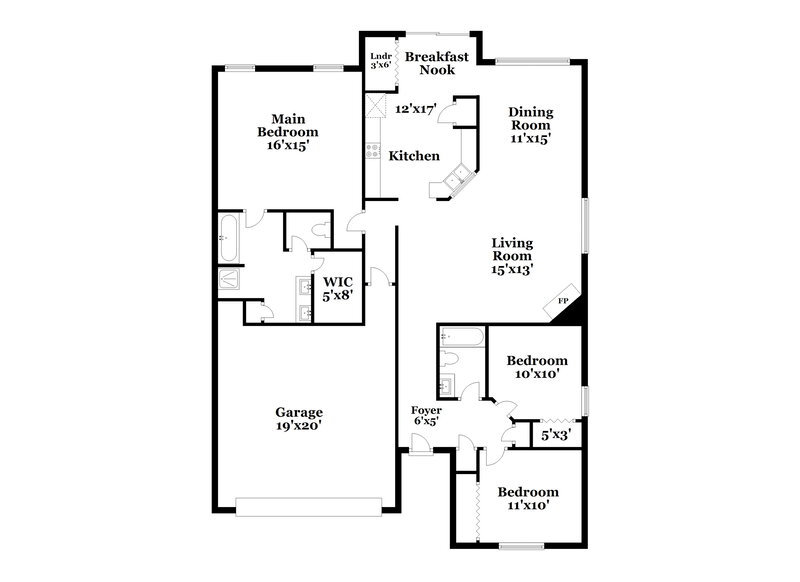 1,975/Mo, 40 Links Ct Newnan, GA 30265 Floor Plan View