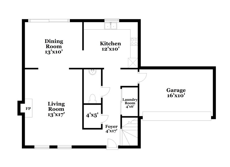 2,620/Mo, 5580 Mallard Trail Lithonia, GA 30058 Floor Plan View