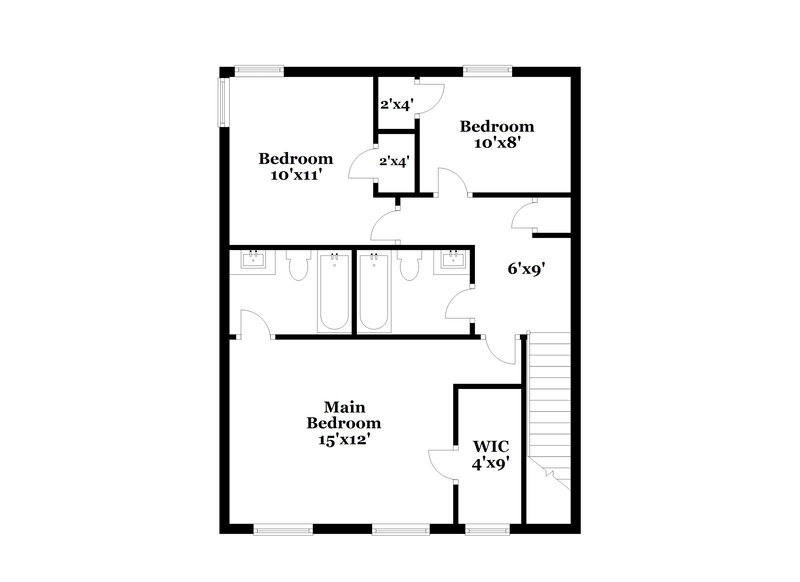 2,620/Mo, 5580 Mallard Trail Lithonia, GA 30058 Floor Plan View 2