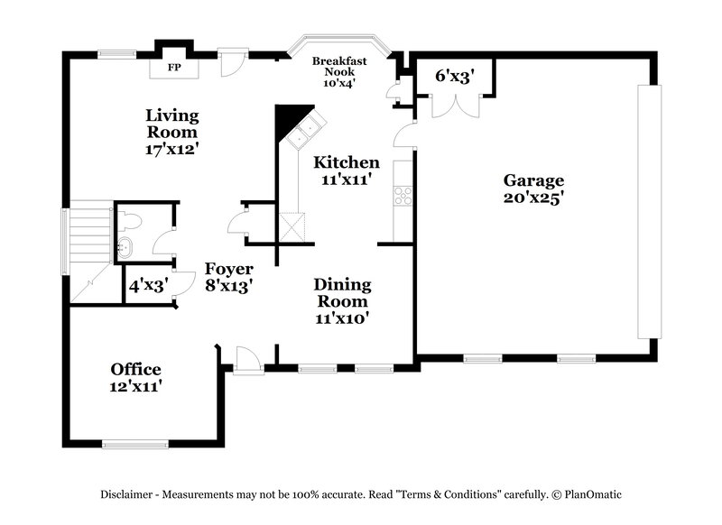 2,230/Mo, 511 Cypress Estates Cv Jonesboro, GA 30238 Floor Plan View