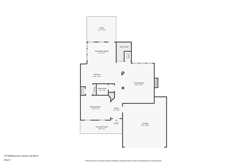 2,250/Mo, 717 Midway Ave Canton, GA 30114 Floor Plan View 2