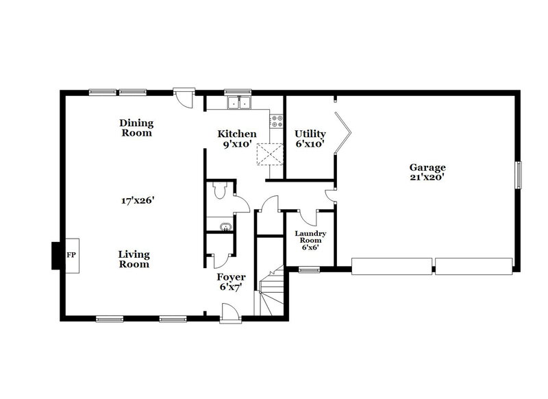 2,750/Mo, 1675 Salem Mill Ct SE Conyers, GA 30013 Floor Plan View 2