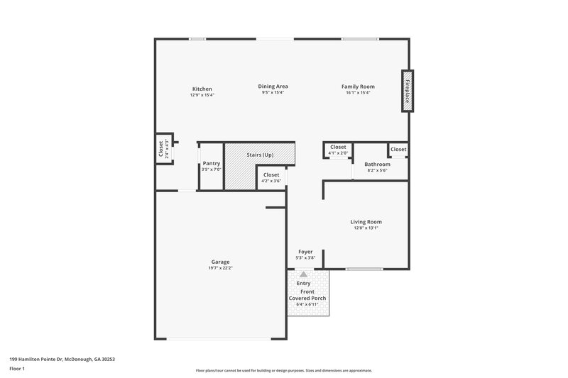 2,300/Mo, 199 Hamilton Pointe Drive McDonough, GA 30253 Floor Plan View