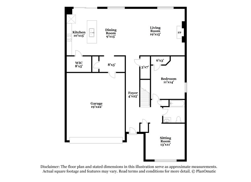 2,435/Mo, 207 Hamilton Pointe Drive McDonough, GA 30253 Floor Plan View