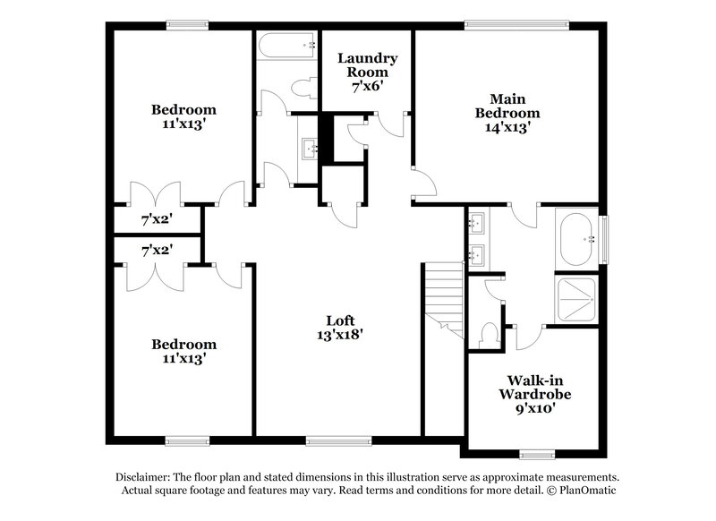 2,435/Mo, 207 Hamilton Pointe Drive McDonough, GA 30253 Floor Plan View 2