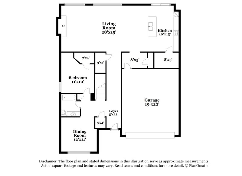 2,605/Mo, 295 Hamilton Pointe Drive McDonough, GA 30253 Floorplan View