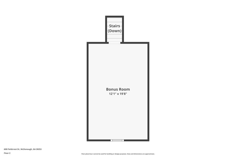1,860/Mo, 608 Fieldcrest Dr McDonough, GA 30253 Floor Plan View 2
