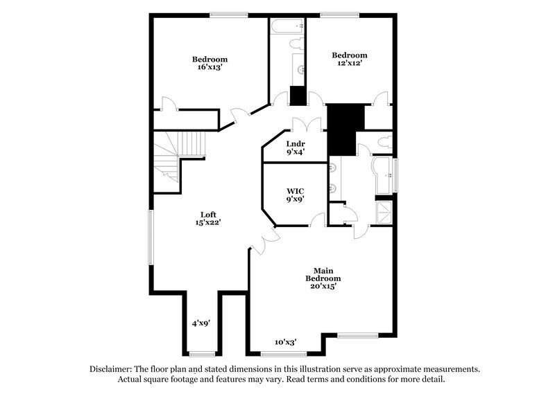 2,360/Mo, 3641 Hampshire Park Way Atlanta, GA 30331 Floor Plan View 2