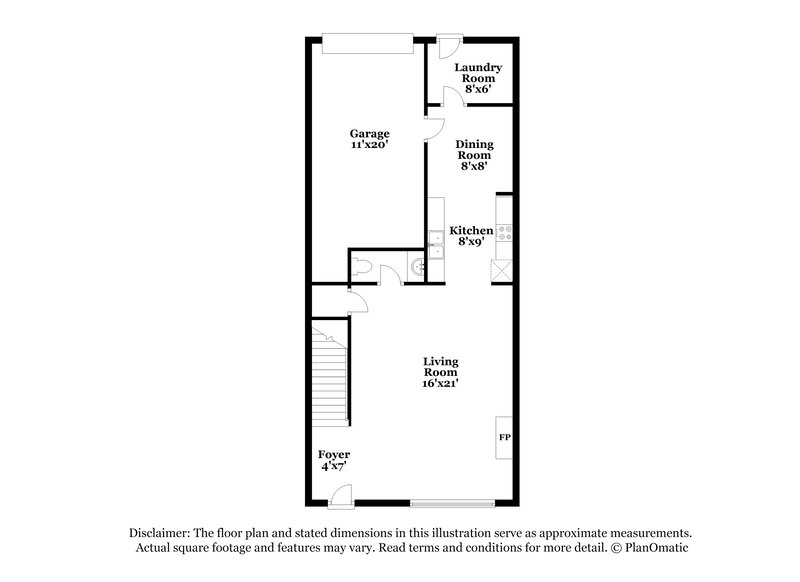 0/Mo, 6302 Olmadison Place Atlanta, GA 30349 Floor Plan View