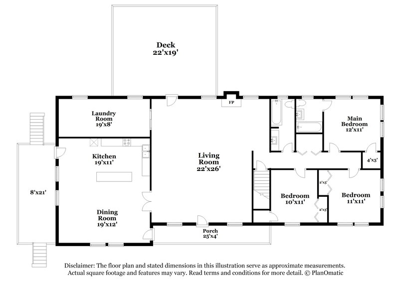 1,840/Mo, 4910 Springdale Road Austell, GA 30106 Floor Plan View 2