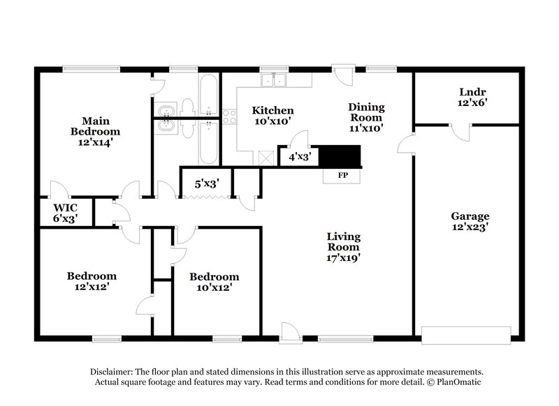 1,545/Mo, 1517 Sugarplum Place SW Conyers, GA 30094 Floor Plan View