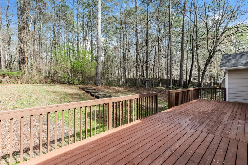 1,920/Mo, 3660 Cherry Creek Drive SE Conyers, GA 30013 Deck View