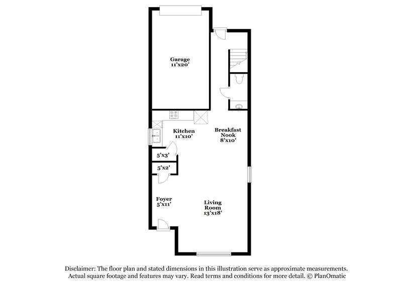 1,495/Mo, 6103 Ruth Street Covington, GA 30014 Floor Plan View