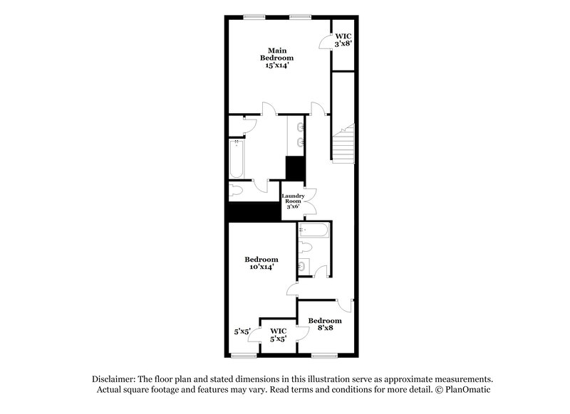1,495/Mo, 6103 Ruth Street Covington, GA 30014 Floor Plan View 2