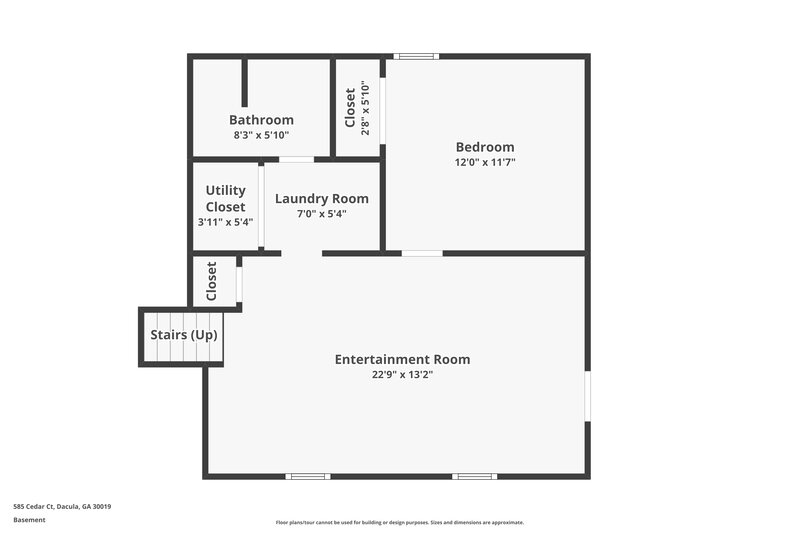 2,185/Mo, 585 Cedar Court Dacula, GA 30019 Floor Plan View 3