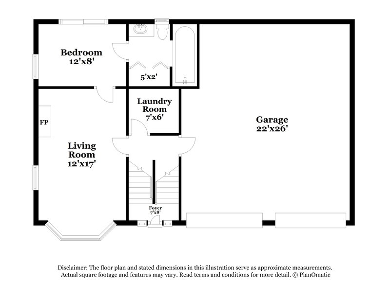 1,940/Mo, 4247 Ridgetop Drive Ellenwood, GA 30294 Floor Plan View
