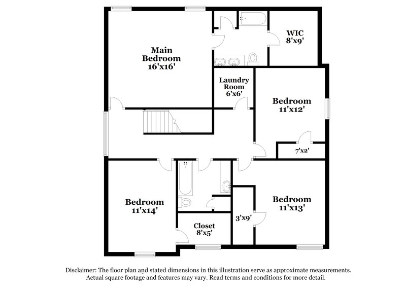 2,100/Mo, 110 Biscayne Terrace Hampton, GA 30228 Floorplan View 2