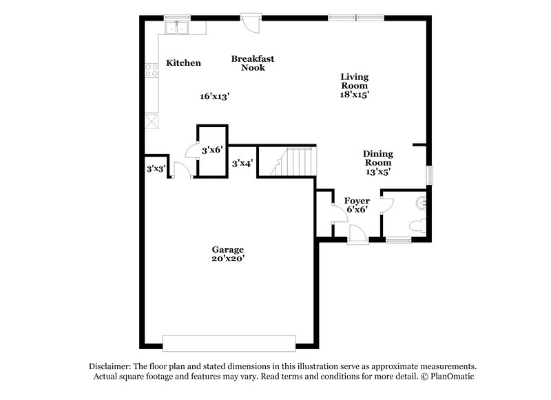 2,090/Mo, 252 Bandelier Circle Hampton, GA 30228 Floorplan View