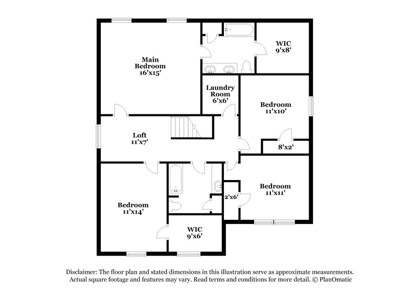 2,090/Mo, 252 Bandelier Circle Hampton, GA 30228 Floorplan View 2