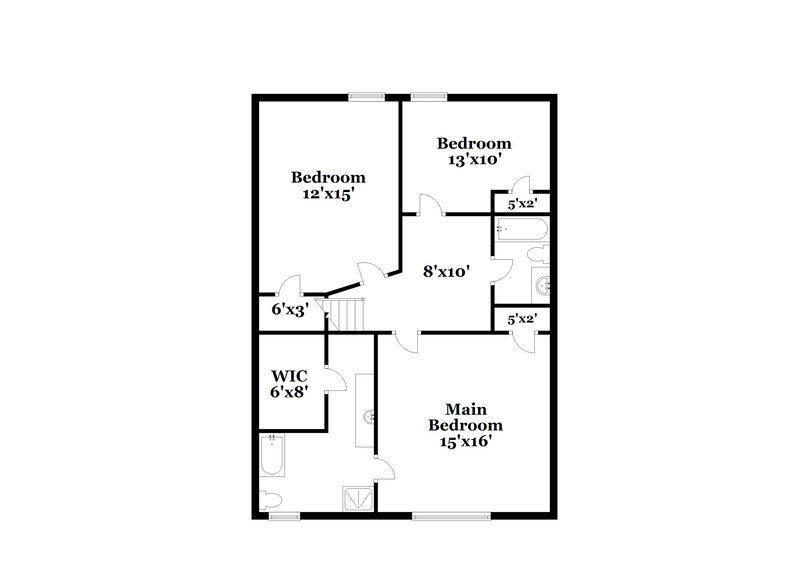 1,830/Mo, 688 Shadow Lakes Drive Lithonia, GA 30058 Floor Plan View 2