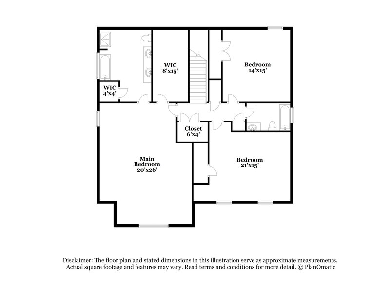 1,860/Mo, 1008 Allegiance Drive Locust Grove, GA 30248 Floorplan View 2