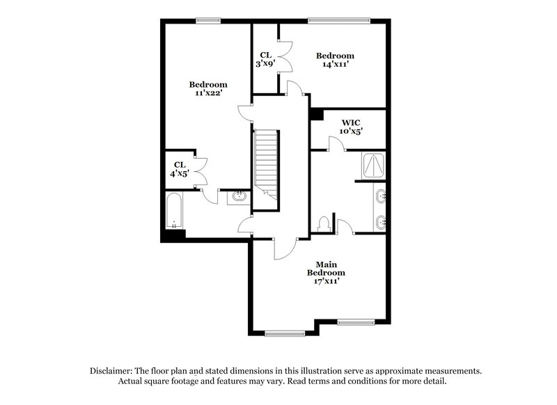 1,730/Mo, 121 Colony Park Lane Locust Grove, GA 30248 Floor Plan View 2