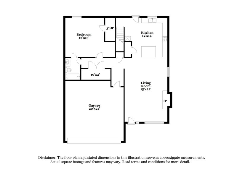 1,970/Mo, 414 Pearl Street Locust Grove, GA 30248 Floor Plan View