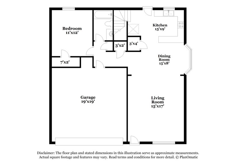 1,980/Mo, 416 Pearl Street Locust Grove, GA 30248 Floor Plan View
